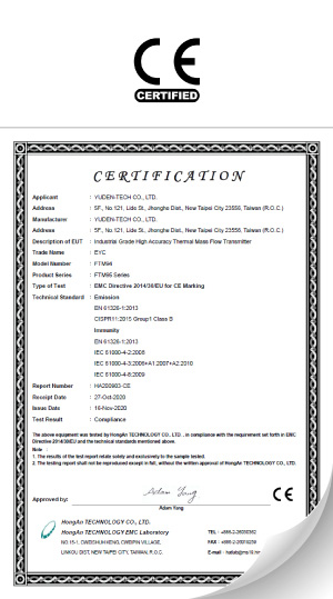 EMC CE marking certification for Yuden-tech Co., Ltd.