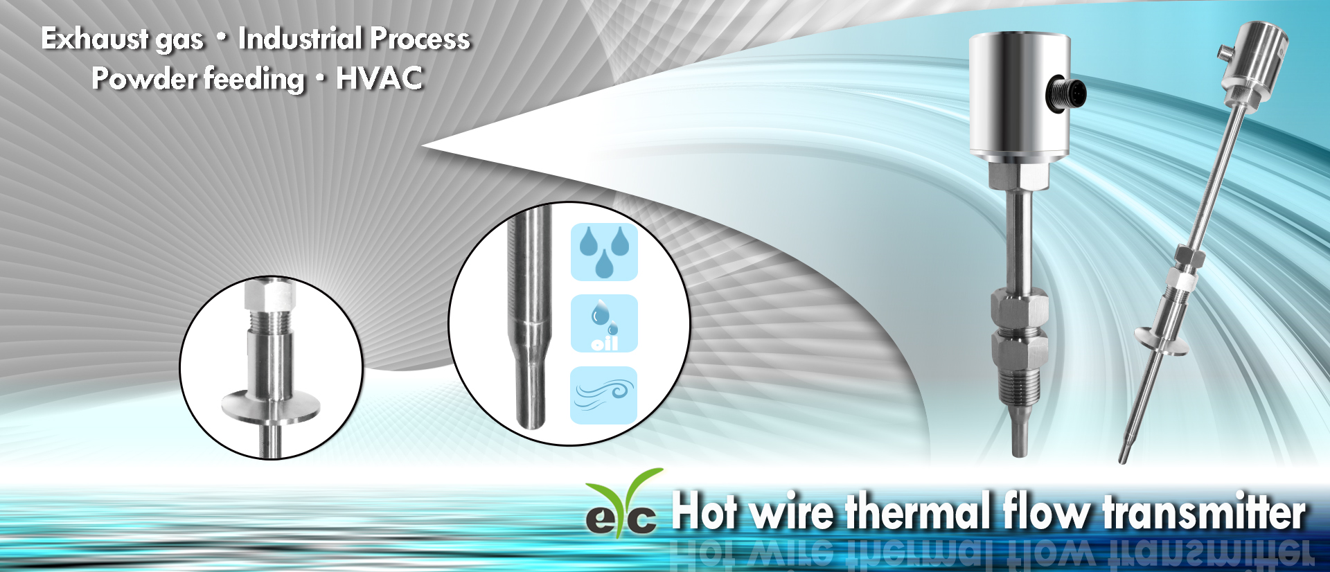 eyc-tech FTM06 Exhaust gas, industrial process. powder feeding, HVAC eyc-tech FTM06 Exhaust gas, industrial process. powder feeding, HVAC