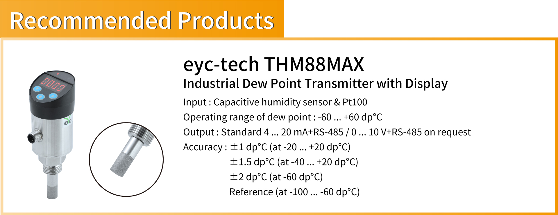 eyc-tech Dew Point Meter in Lithium Battery Factory 