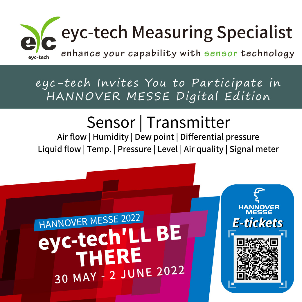 eyc-tech HANNOVER MESSE Digital Edition May 30 to June 2, 2022