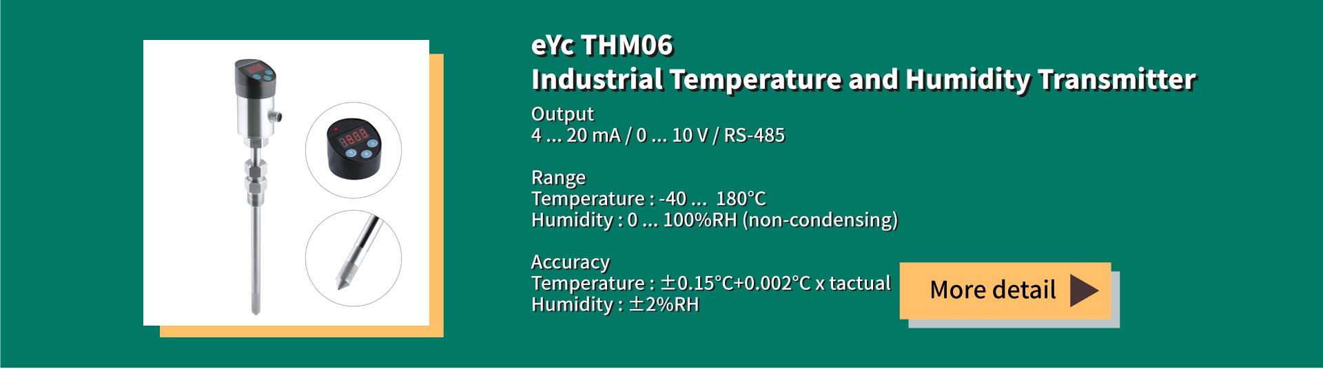 eyc-tech THM06 Industrial Temperature and Humidity Transmitter