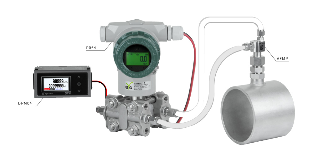Pressure / Temperature Resistant: The eyc-tech P064 Digital Differential Pressure Transmitter