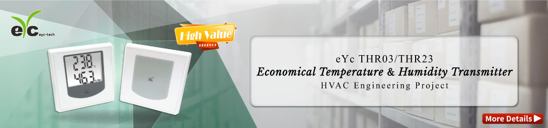 eYc THR03 THR23 TEMPERATUR & HUMIDITY TRANSMITTER ECONOMUCAL HVAC ENGINEERING