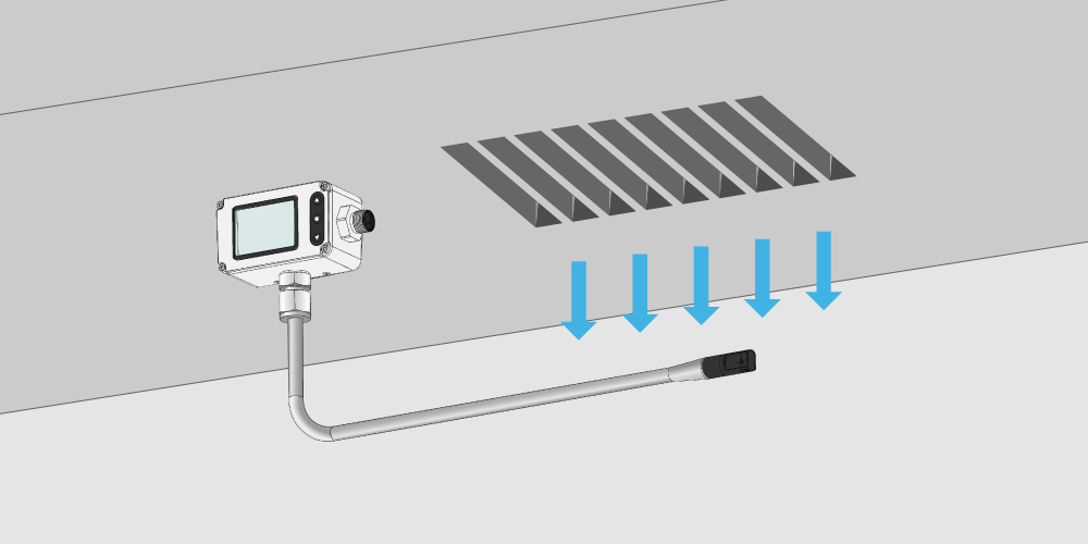 Laminar flow type for ceiling installation
